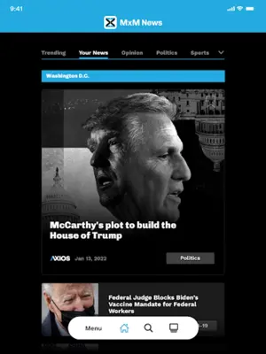 MxM News android App screenshot 1